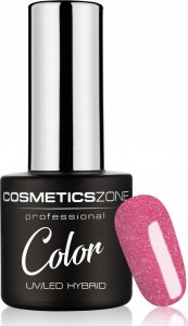 Cosmetics Zone Lakier hybrydowy brokatowy różowy flash effect 7ml - Pop Star 901 1