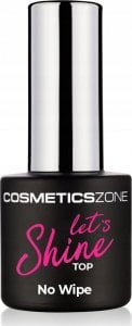 Cosmetics Zone Top hybrydowy no wipe Let's Shine 7ml 1