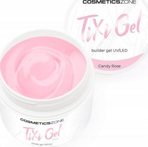 Cosmetics Zone Żel budujący z pamięcią cieczy różowy UV LED Candy Rose 50ml 1