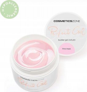 Cosmetics Zone Żel do przedłużania paznokci UV LED mlecznoróżowy - Pink Mask 5ml 4