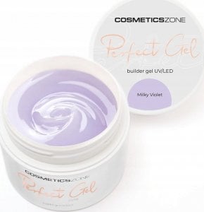 Cosmetics Zone Żel do przedłużania paznokci UV LED mlecznofioletowy - Milky Violet 15ml 1