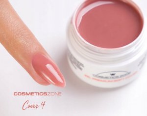 Cosmetics Zone Żel do przedłużania paznokci brudny różowy UV LED Cover 4 - 50ml 2
