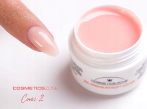 Cosmetics Zone Żel do przedłużania paznokci UV LED brzoskwiniowy - Cover 2 - 5ml 2