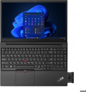 Laptop Lenovo Lenovo ThinkPad E15 Gen 4 21ED - AMD Ryzen 5 5625U / 2.3 GHz - Win 11 Pro - Radeon Graphics - 8 GB RAM - 256 GB SSD TCG Opal Encryption 2, NVMe - 39.6 cm (15.6") IPS 1920 x 1080 (Full HD) - Wi-Fi 6 - Schwarz - kbd: Deutsch - mit 1 Jahr Lenov 5