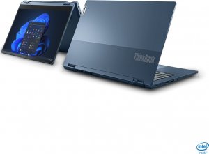 Laptop Lenovo Lenovo ThinkBook 14s Yoga G2 IAP 21DM - Flip-Design - Intel Core i5 1235U / 1.3 GHz - Win 11 Pro - Iris Xe Graphics - 16 GB RAM - 512 GB SSD NVMe - 35.6 cm (14") IPS Touchscreen 1920 x 1080 (Full HD) - Wi-Fi 6 - Dual Tone Abyss Blue - kbd: D 2