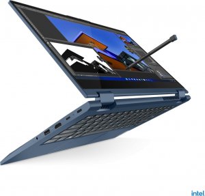 Laptop Lenovo Lenovo ThinkBook 14s Yoga G2 IAP 21DM - Flip-Design - Intel Core i5 1235U / 1.3 GHz - Win 11 Pro - Iris Xe Graphics - 16 GB RAM - 512 GB SSD NVMe - 35.6 cm (14") IPS Touchscreen 1920 x 1080 (Full HD) - Wi-Fi 6 - Dual Tone Abyss Blue - kbd: D 6