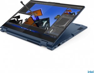 Laptop Lenovo Lenovo ThinkBook 14s Yoga G2 IAP 21DM - Flip-Design - Intel Core i5 1235U / 1.3 GHz - Win 11 Pro - Iris Xe Graphics - 16 GB RAM - 512 GB SSD NVMe - 35.6 cm (14") IPS Touchscreen 1920 x 1080 (Full HD) - Wi-Fi 6 - Dual Tone Abyss Blue - kbd: D 7