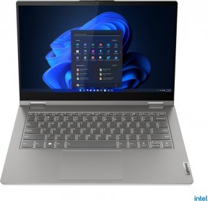 Laptop Lenovo Lenovo ThinkBook 14s Yoga G2 IAP 21DM - Flip-Design - Intel Core i7 1255U / 1.7 GHz - Win 11 Pro - Iris Xe Graphics - 16 GB RAM - 512 GB SSD NVMe - 35.6 cm (14") IPS Touchscreen 1920 x 1080 (Full HD) - Wi-Fi 6 - Dual Tone Mineral Gray - kbd: 1