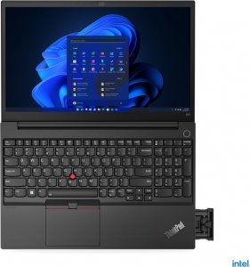 Laptop Lenovo Lenovo ThinkPad E15 Gen 4 21E6 - Intel Core i5 1235U / 1.3 GHz - Win 11 Pro - Iris Xe Graphics - 8 GB RAM - 256 GB SSD TCG Opal Encryption 2, NVMe - 39.6 cm (15.6") IPS 1920 x 1080 (Full HD) - Wi-Fi 6 - Schwarz - kbd: Deutsch - mit 1 Jahr Le 6