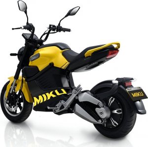 Iamelectric Motocykl elektryczny Miku Super żółty 5