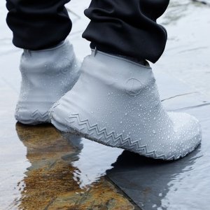 OEM Gumowe wodoodporne ochraniacze na buty rozmiar "35-39" - szare 1