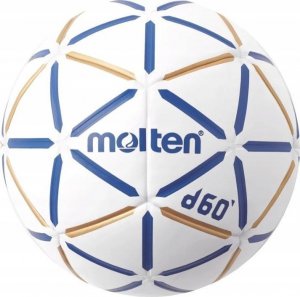 Molten Piłka ręczna H1D4000-BW D60 IHF Approved biało-niebiesko-złota 1