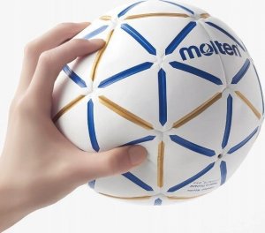 Molten Piłka ręczna H1D4000-BW D60 IHF Approved biało-niebiesko-złota 3