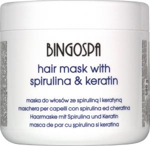 BingoSpa Maska do włosów ze spiruliną i keratyną 500ml 1