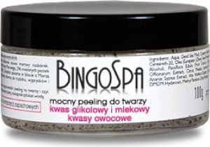 BingoSpa Mocny peeling błotny do twarzy- kwas glikolowy i mlekowy, kwasy owocowe 1