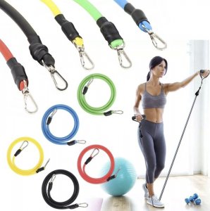 OEM Zestaw 5 szt gum oporowych do ćwiczeń Crossfit Fitness 11