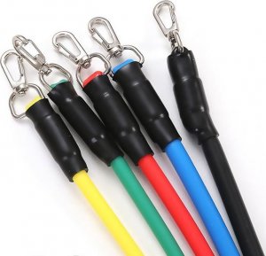 OEM Zestaw 5 szt gum oporowych do ćwiczeń Crossfit Fitness 10