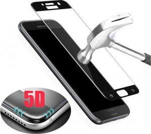 SZKŁO 3D SAMSUNG NOTE 9 SZKŁO PROFILOWANE HARTOWANE FULL COVER N950 CZARNA RAMKA 2