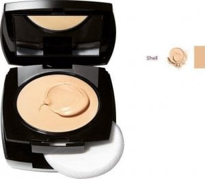 Avon AVON KREMOWO PUDROWY PODKŁAD W KOMPAKCIE SHELL 1