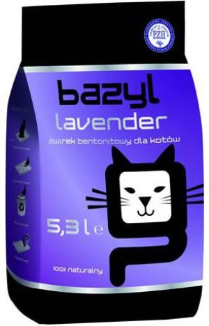 Żwirek dla kota Celpap Bazyl Lavender Lawenda 5.3 l 1
