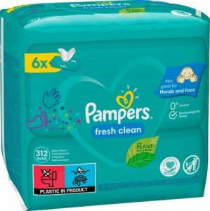 Pampers Chusteczki nawilżane 6 x 52 szt. 1