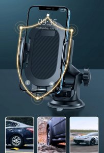 Uchwyt na TELEFON do samochodu, na szybę, kokpit 2