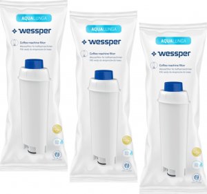 Wessper 3x Filtr wkład wody Wessper AquaLunga do ekspresów DeLonghi (zamiennik SER3017 DLS C002) 2