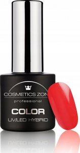 Cosmetics Zone Lakier hybrydowy neonowy czerwony 7ml - Red Madness N53 1