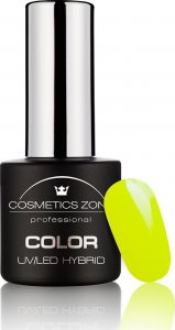 Cosmetics Zone Lakier hybrydowy neonowy żółty 7ml - Neon Lime N50 1