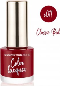 Cosmetics Zone Lakier do paznokci klasyczny - klasyczna czerwień 7ml - Classic Red C011 2