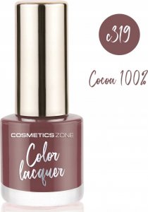Cosmetics Zone Lakier do paznokci klasyczny - brązowy 7ml - Cocoa 100% C319 2