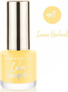 Cosmetics Zone Lakier do paznokci klasyczny - pastelowy żółty 7ml - Lemon Orchard CP11 2