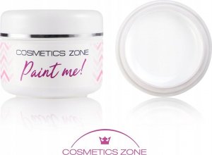 Cosmetics Zone Farbka żelowa do zdobień biała UV LED 5ml - All White 1