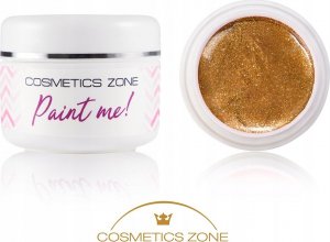 Cosmetics Zone Farbka żelowa do zdobień złota UV LED 5ml - Life is Gold 1
