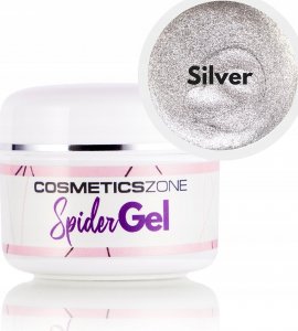 Cosmetics Zone Spider Gel srebrny - 5ml 1