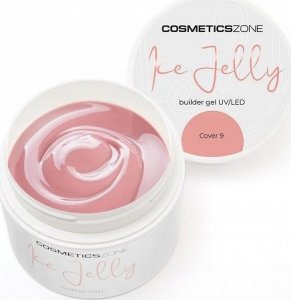 Cosmetics Zone Żel do przedłużania paznokci UV LED galaretka ICE JELLY brudny różowy - Cover 9 - 5ml 1