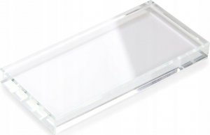 Cosmetics Zone Szklana kryształowa podkładka do kleju do rzęs 1