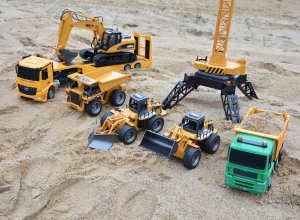 HUINA BULDOŻER KOPARKA SPYCHACZ ŁADOWACZ RC ZDALNY 1520 5