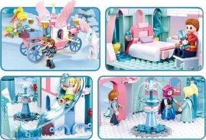 Sluban Klocki dla dziewczynki Kraina Lodu 1324 el. 3