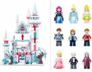 Sluban Klocki dla dziewczynki Kraina Lodu 1324 el. 4