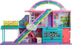 Mattel Polly Pocket 3-poziomowe Tęczowe Centrum Handlowe HHX78 1