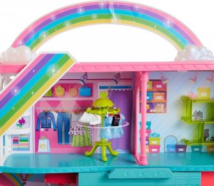 Mattel Polly Pocket 3-poziomowe Tęczowe Centrum Handlowe HHX78 13