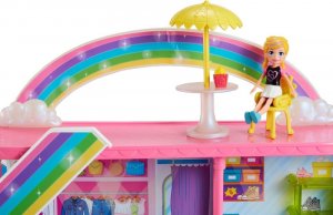 Mattel Polly Pocket 3-poziomowe Tęczowe Centrum Handlowe HHX78 14
