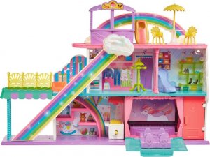 Mattel Polly Pocket 3-poziomowe Tęczowe Centrum Handlowe HHX78 2