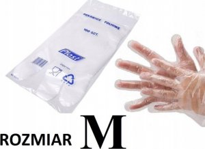 PLAST Rękawice foliowe jednorazowe M 100 szt 1