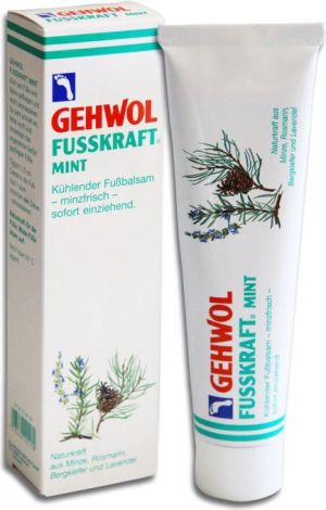 Gehwol Gehwol Fusskraft Mint Balsam odświeżająco – chłodzący do stóp 125ml 1