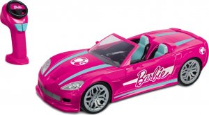 Barbie BARBIE Auto R/C Zdalnie sterowany różowy kabriolet 1