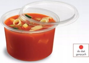 Guillin Pojemnik jednorazowy 8118 500 ml plastikowy 50 sztuk 3