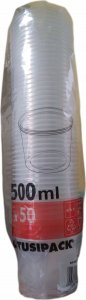 Guillin Pojemnik jednorazowy 8118 500 ml plastikowy 50 sztuk 4