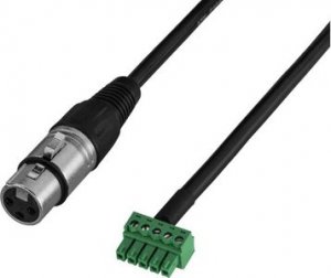 Kabel Monacor Kabel połączeniowy audio, gniazdo XLR/ złącze Phoenix, 0.6m 1